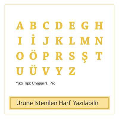 İp örgü 14 Ayar Altın H Harf Bileklik - 2