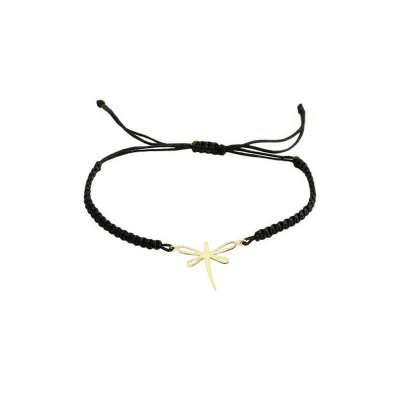 İp Örgü 14 Ayar Altın Yusufçuk Bileklik