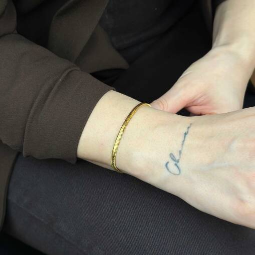 22 Ayar İtalyan Bileklik – Balık Sırtı Altın 3.32 mm - 5