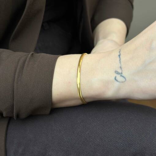 22 Ayar İtalyan Bileklik – Balık Sırtı Altın 3.32 mm - 7