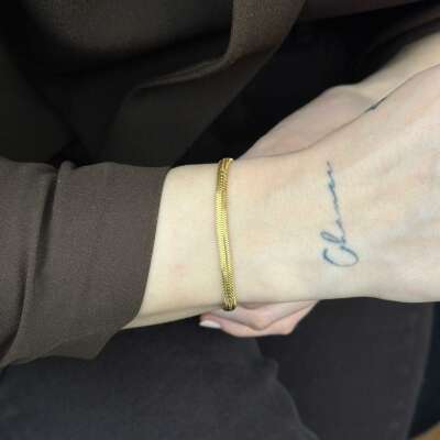 22 Ayar Altın İtalyan Bileklik – Balık Sırtı 4.08 mm - 3