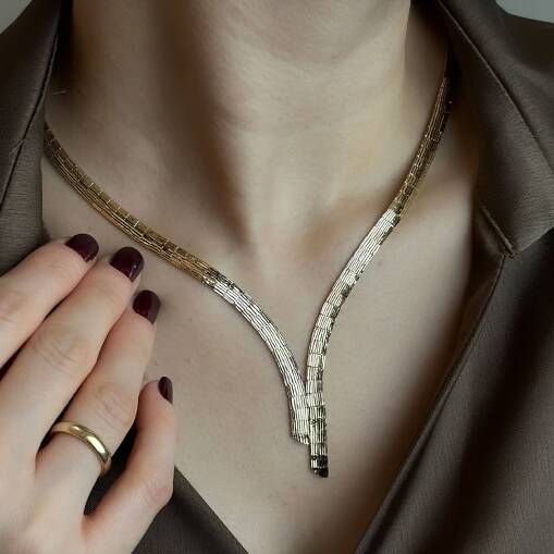 14 Ayar Altın Kalemli Gerdanlık – Zarif ve Şık Tasarım - 2