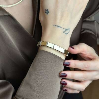 14 Ayar Altın Kelepçe Bileklik – Zarif ve Şık Tasarım - 2