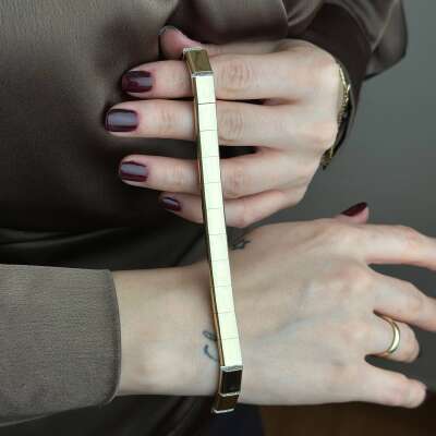 14 Ayar Altın Kelepçe Bileklik – Zarif ve Şık Tasarım - 4