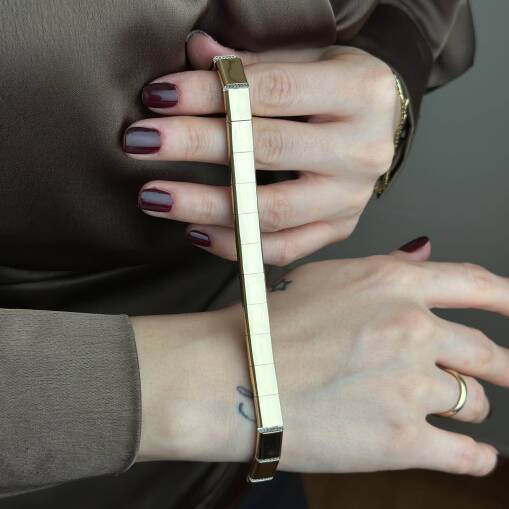 14 Ayar Altın Kelepçe Bileklik – Zarif ve Şık Tasarım - 4