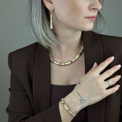 14 Ayar Altın Kemik Gerdanlık – Zarif ve Minimal Tasarım - 7