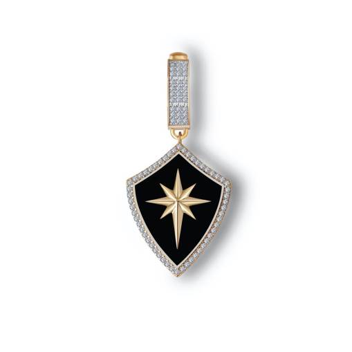 Kuzey Yıldızı Kalkan Çağla Ema Charm Kolye Ucu - 1