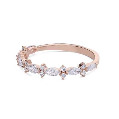 Markiz Pırlantalı Yüzük - ENGİNGOLD KRM