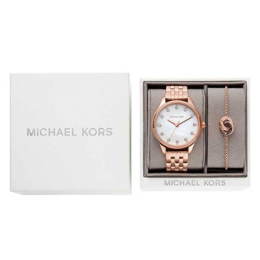 Michael Kors MK1025 Bayan Set Kol Saati ve Bileklik - 4