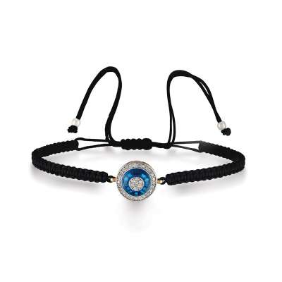 Nazar Boncuklu 0,27ct Pırlanta Bileklik - ENGİNGOLD MDL