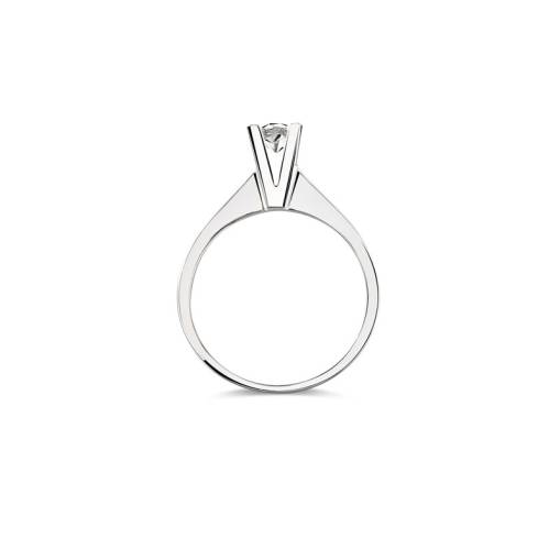 Pırlanta 0.02ct Efectli Tektaş Yüzük - 2