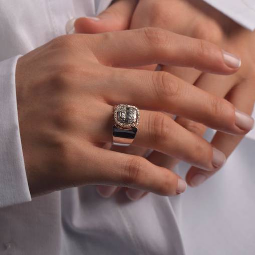 Pırlanta Baget Yüzük - 1