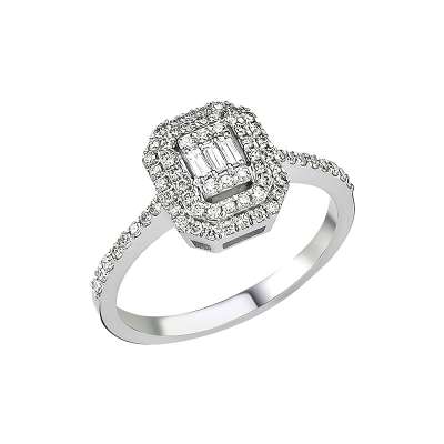 Pırlanta Baget Yüzük 40-49 - ENGİNGOLD