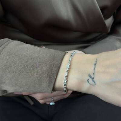 Pırlanta Bileklik – 14 Ayar Altın Zarif ve Modern Tasarım - 5