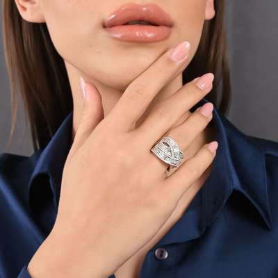 Pırlanta Dainty Yüzük - 3