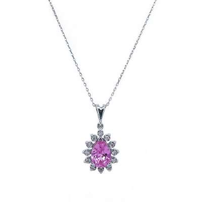 Pırlanta Damla Model Kolye - ENGİNGOLD