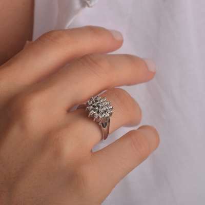 Pırlanta Efektli Yüzük - ENGİNGOLD