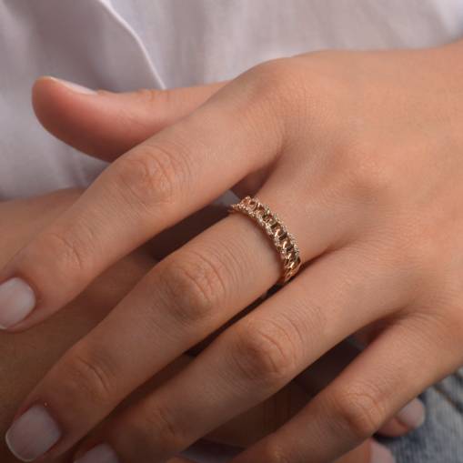 Pırlanta Halka Yüzük - 1