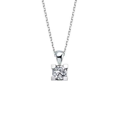 Pırlanta Tektaş Kolye 0,32ct - ENGİNGOLD