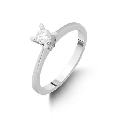 Pırlanta Tektaş Yüzük 0,31ct - 2