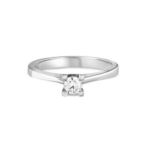 Pırlanta Tektaş Yüzük 14k 25-27 - 1