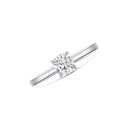 Pırlanta Tektaş Yüzük-14k 0,30 - ENGİNGOLD