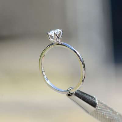 Pırlanta Tektaş Yüzük-14k 0,30 - 3