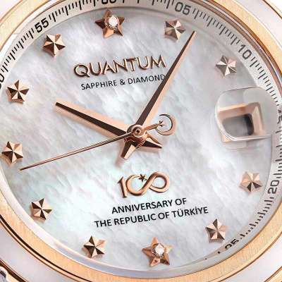 Quantum Cumhuriyet 100. Yıl Özel LTC1023 Kadın Kol Saati - Thumbnail