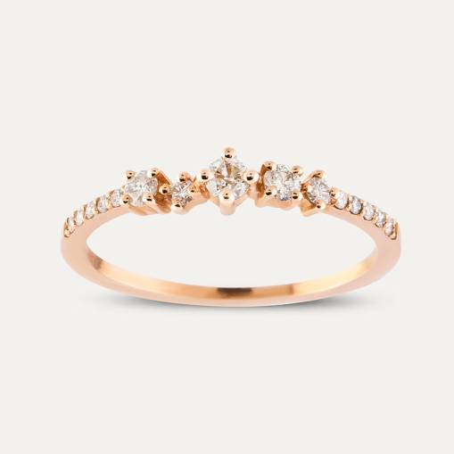 Sırataşlı Pırlanta Eklem Yüzük - 2