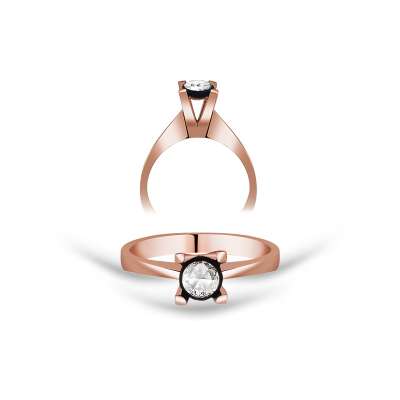 Tektaş 0.19 Ct Elmas Yüzük - 3