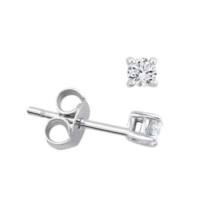 Tektaş Pırlanta Küpe 14k-10-20 - ENGİNGOLD