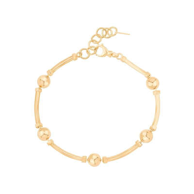 14 Ayar Altın Top Bileklik – Modern ve Şık Tasarım - ENGİNGOLD EMA