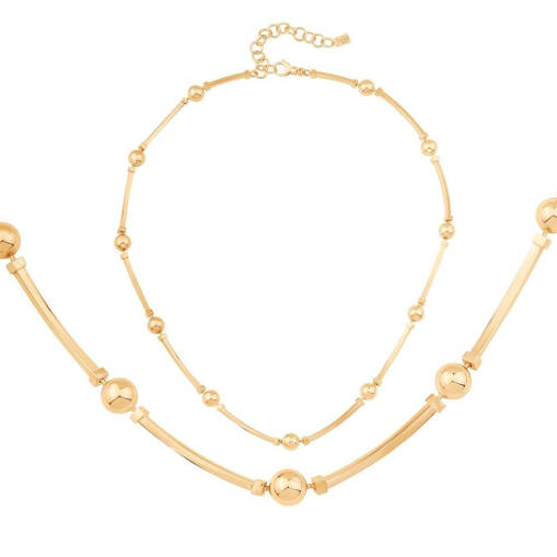 14 Ayar Altın Top Kolye – Modern ve Şık Tasarım - 1