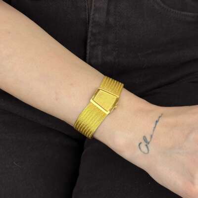 22 Ayar Trabzon Hasır Bileklik – 9 Sıra (37,67 gr) - ENGİNGOLD KAR