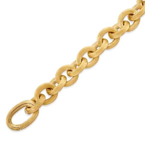 14 Ayar Altın Mat Zincir Bileklik – Modern Tasarım - 5