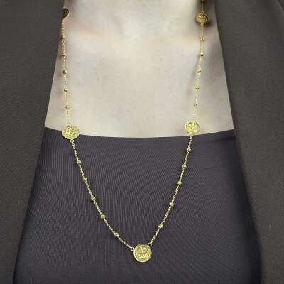 22 Ayar Altın Zincir Kolye – Dorika Reşat Şık Tasarım - 3