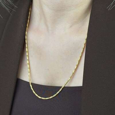 22 Ayar Altın Zincir Kolye – Dorika Şık ve Zarif Tasarım - 2