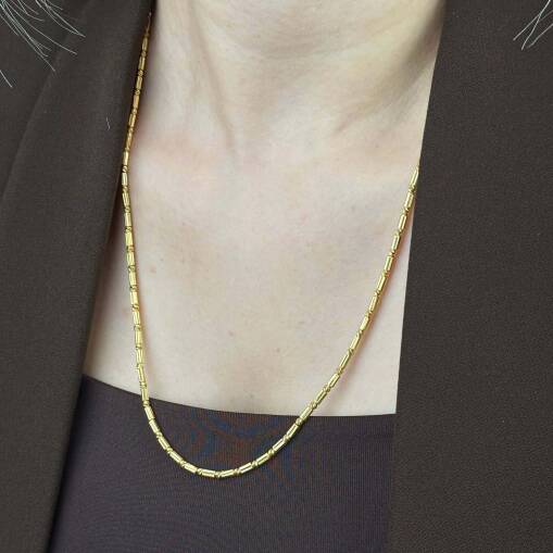 22 Ayar Altın Zincir Kolye – Dorika Şık ve Zarif Tasarım - 2