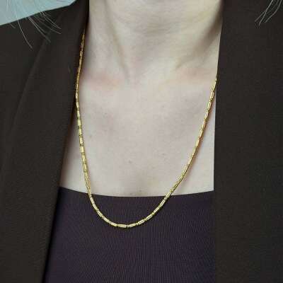 22 Ayar Altın Zincir Kolye – Dorika Şık ve Zarif Tasarım - 3