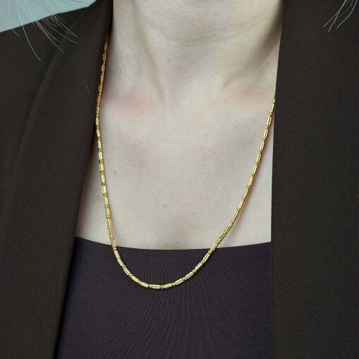 22 Ayar Altın Zincir Kolye – Dorika Şık ve Zarif Tasarım - 3